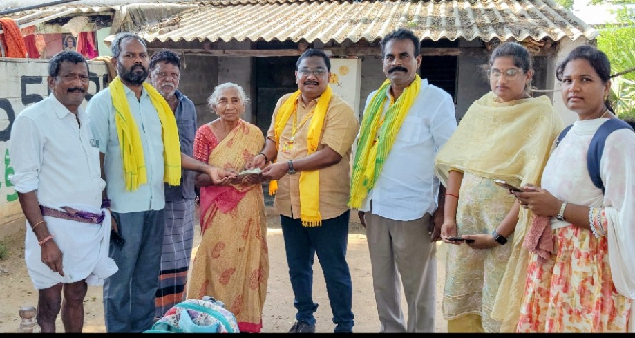 పేదల సేవలో కూటమి ప్రభుత్వం టిడిపి మండల అధ్యక్షులు సిరాజుద్దీన్